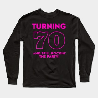 Funny 70th Birthday Quote Grandfather Birthday, Uncle Birthday Long Sleeve T-Shirt